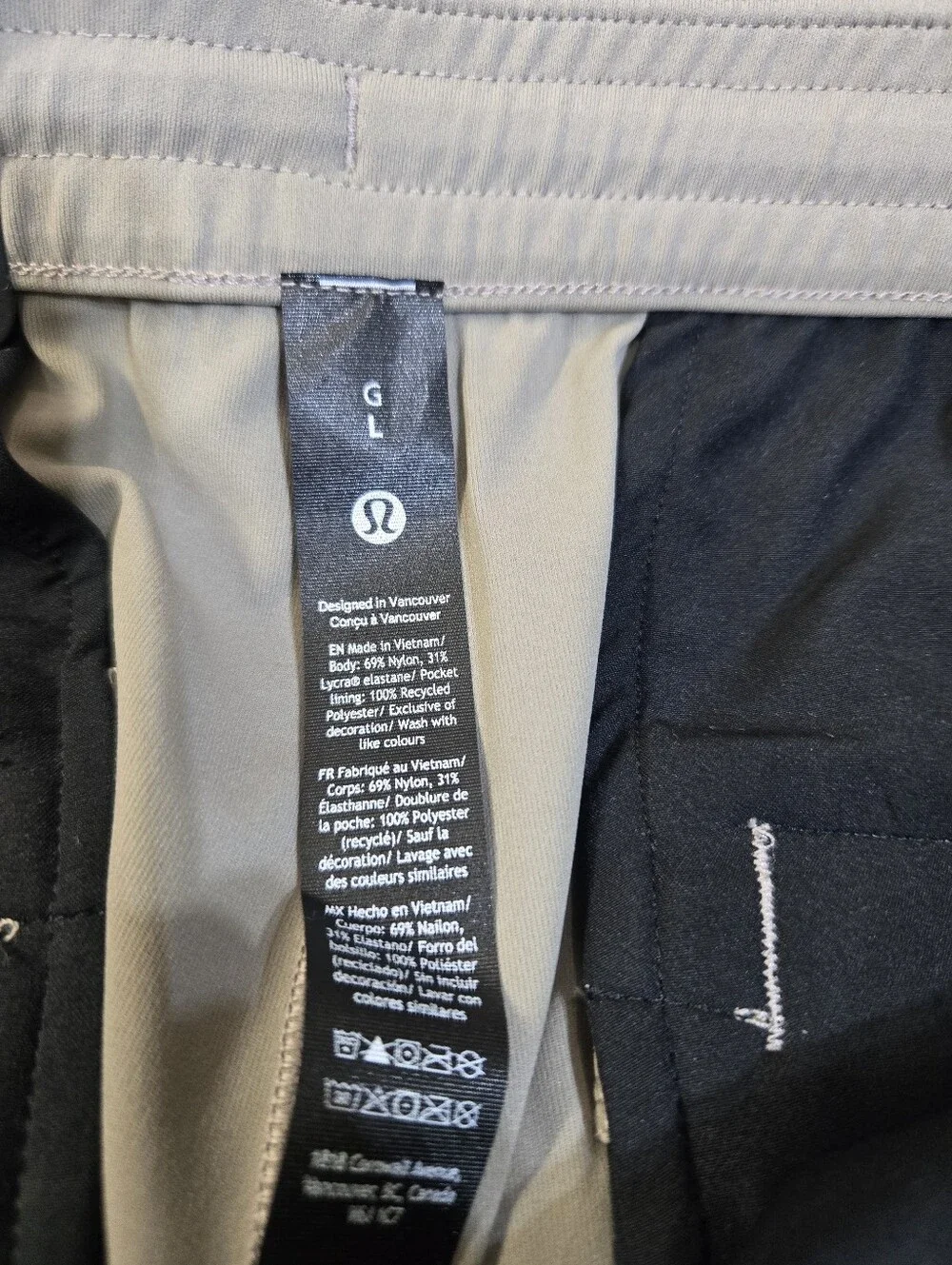 LULULEMON Men’s Large Daydrift Relaxed Pleated Trouser Pants 33X30 NWT